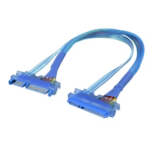 SATA 22 Pin Male To Female Sata Extension Cable SATA 3 III 6Gb/s 22 Pin Male to Female 7+15 Pin SATA Data HDD 30,50cm