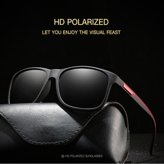 ภาพหน้าปกสินค้าแว่นตากันแดด UV400 เลนส์โพลาไรซ์ ทรงสี่เหลี่ยม น้ําหนักเบา สําหรับผู้ชาย ที่เกี่ยวข้อง