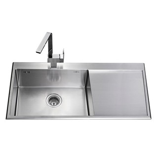 Embedded sink BUILT-IN SINK WITH 1 BOWL &amp; 1 DRAINER MEX SCD1001 STAINLESS Sink device Kitchen equipment อ่างล้างจานฝัง ซ