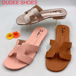 รองเท้าแตะแบบสวม (SIZE 35-47) (ตัว H) DUDEE SHOES (มาใหม่)
