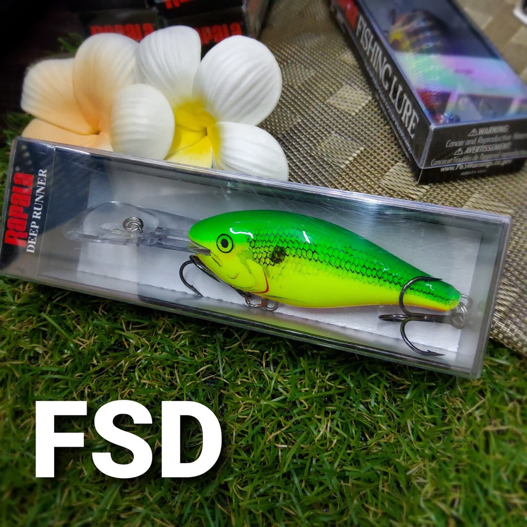 Rapala JSR04 Leurre De Pêche Rapala Shad Rap 04 - Pour Poissons D'eau Douce Leurre Truite Perche Brochet