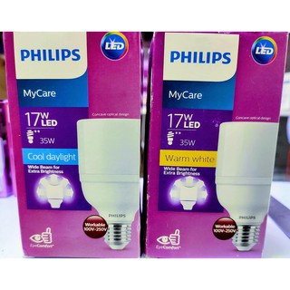 PHILIPS หลอดไฟ LED ฟิลิปส์  T70 LED  BULB รุ่นT70 เลือกได้ 9W 11W  13W 15W 17W E27 แสงขาว แสงส้ม