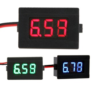 โวลต์มิเตอร์0 . 36 Led ดิจิตอลโวลต์มิเตอร์ Dc 4 . 5-30 V Two Line Volt Meter