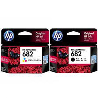 ภาพขนาดย่อของสินค้าตลับหมึก HP 682 สี/ดำ Original Ink Advantage Cartridge ของแท้