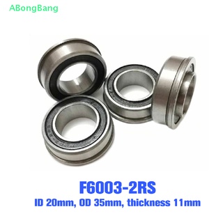 Abongbang F6003-20-2RS ล้อแบริ่งหน้าแปลน ร่องลึก 20x35x11 สําหรับรถเข็นเด็ก