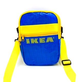 (IK025) IKEA กระเป่าอิเกียแท้ กระเป๋าสะพายข้างอิเกีย กระเป๋ารักษ์โลก กระเป๋าDiy กระเป๋าอิเกีย ((พร้อมส่งทันที⚡))