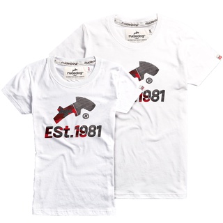rudedog T-shirt เสื้อยืด รุ่น ESTPOINT (ผู้ชาย) แฟชั่น คอกลม ลายสกรีน ผ้าฝ้าย cotton ฟอกนุ่ม ไซส์ S M L XL