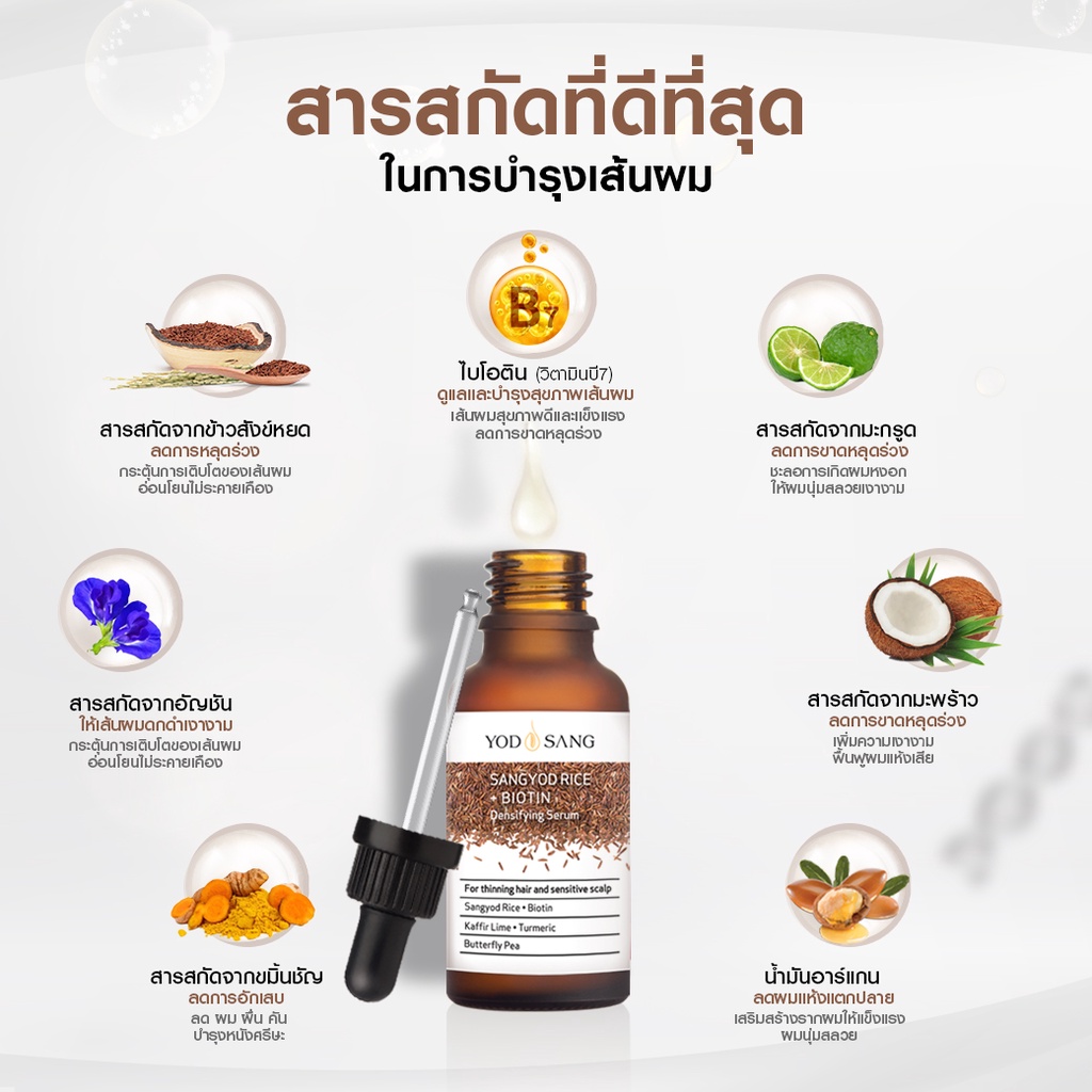 yodsang-sangyod-rice-biotin-densifying-serum-โทนิคเซรั่มข้าวสังข์หยด-สูตรเพิ่มไบโอติน-ลดผมร่วง-ยาวไว-2-เท่า-30ml