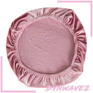 [Dynwave2] ผ้าคลุมเก้าอี้ผ้ากํามะหยี่แบบนุ่มสีกากีสําหรับตกแต่งห้องรับประทานอาหาร