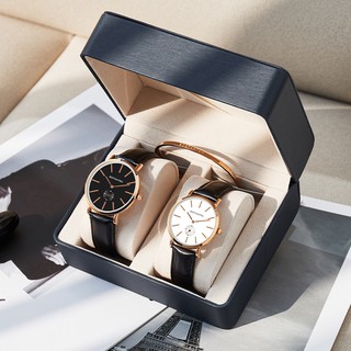 【Bostanten Official】นาฬิกาคู่ชุดนาฬิกาควอตซ์ผู้ชายผู้หญิงนาฬิกากันน้ำ (COD + กล่องฟรี)