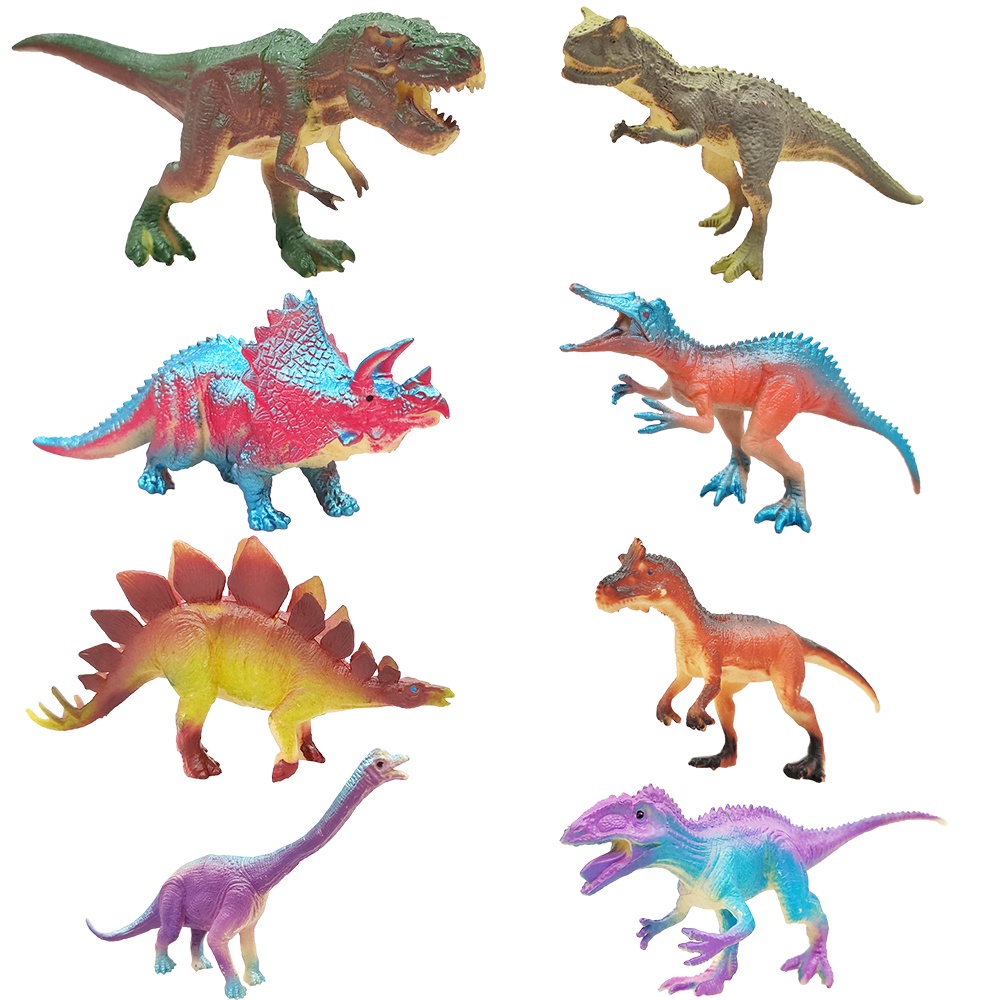 ไดโนเสาร์ยางแข็ง-8-สายพันธุ์-24ตัว-ไดโนเสาร์-ของเล่นไดโนเสาร์-ของเล่นเด็ก-dtx01