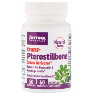 Sirtuins pterostilbene 60 capsules หรือ preorder Dr.Mercola ลดคลอเลสเตอรอล   ปกป้องความเสื่อมของเซล