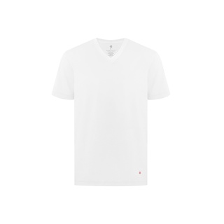 ภาพขนาดย่อของภาพหน้าปกสินค้าGQ T-shirt เสื้อยืดคอวีผ้าสะท้อนน้ำ สีขาว จากร้าน gqsize บน Shopee
