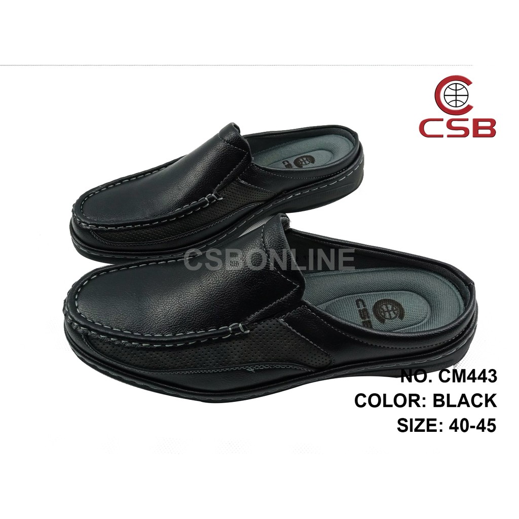ภาพหน้าปกสินค้าCSB รองเท้าลำลอง CM443 เปิดส้นทำหนัง PU พร้อมส่ง จากร้าน csb_officialshop บน Shopee