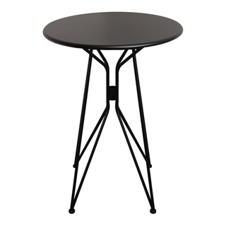โต๊ะ เก้าอี้ โต๊ะบาร์สนามเหล็ก SPRING STELLA สีดำ เฟอร์นิเจอร์นอกบ้าน สวน อุปกรณ์ตกแต่ง BAR TABLE SPRING STELLA BLACK
