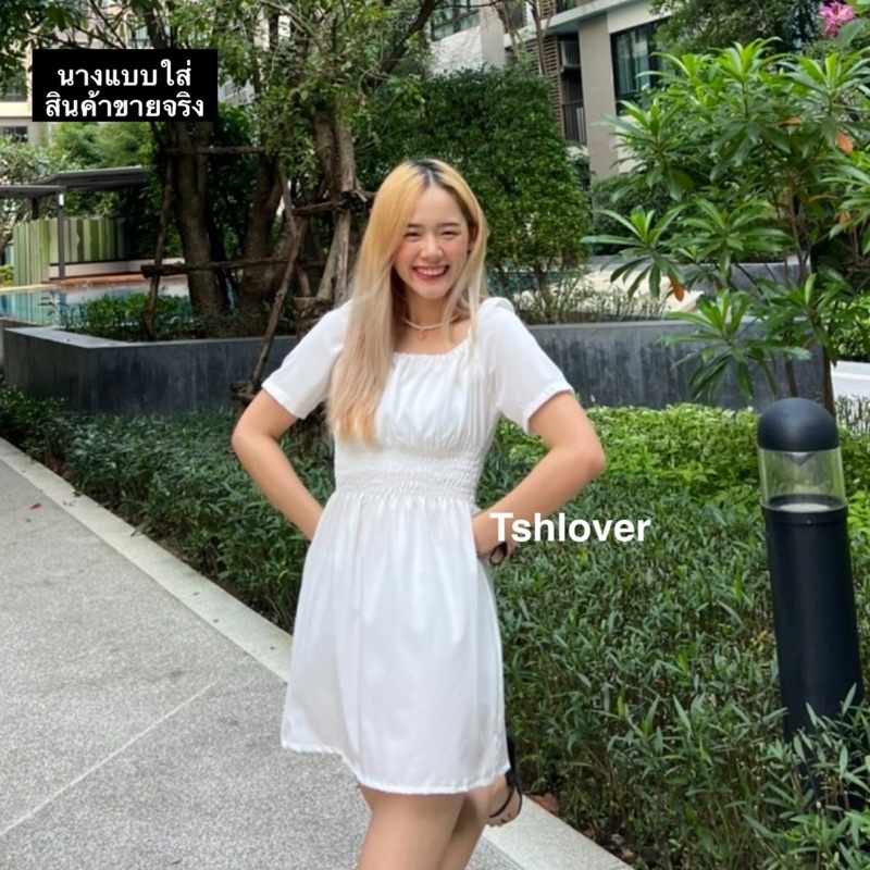 ภาพสินค้ามินิเดรสเกาหลี เดรสสั้น จากร้าน tshlover บน Shopee ภาพที่ 1