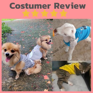 ภาพขนาดย่อของภาพหน้าปกสินค้าเสื้อสัตว์เลี้ยง พร้อมส่ง เสื้อสุนัข เสื้อแมว ลายการ์ตูน สีสันสดใส เสื้อกล้ามสัตว์เลี้ยง ผ้าบางใส่หน้าร้อน จากร้าน tm.online บน Shopee ภาพที่ 3