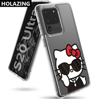 เคสโทรศัพท์มือถือพิมพ์ลาย Hello Kitty สําหรับ Samsung Galaxy S20 Ultra S10 Plus S20 Fe S9 Note 20 Ultra 10 Plus