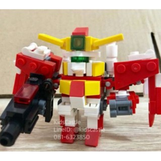 ตัวต่อ เลโก้ หุ่นยนต์กันดั้มสีแดง Lego Gundum
