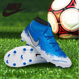 รองเท้าฟุตบอลผู้ชาย Nike Phantom Visionรองเท้าฟุตบอลกีฬาเทรนนิ่ง รองเท้าวิ่งกีฬาน้ำหนักเบา