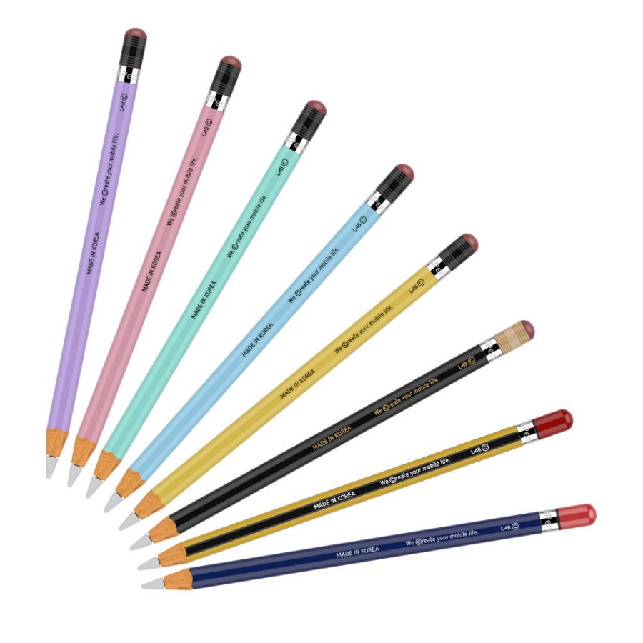 lab-c-c-skin-สติ๊กเกอร์ตกแต่งปากกา-ใช้สำหรับ-pencil-1-2-1ชุดมีทั้งหมด4ชิ้น-ของแท้100