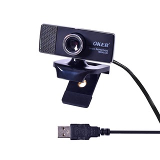 ภาพขนาดย่อของภาพหน้าปกสินค้าOker กล้องเว็บแคมหัวเสียบ USB รุ่น T299 รองรับความละเอียดสูงสุดที่ 720P/30fps พร้อมไมค์โครโฟนในตัว ใช้เรียนออนไลน์ได้ จากร้าน extraservice8989 บน Shopee