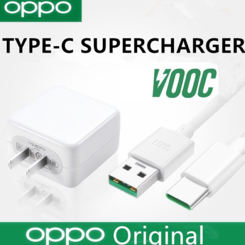 ประกัน1ปี-ชุดชาร์จ-oppo-type-c-fast-charger-set-vooc-หัวชาร์จ-สายชาร์จ-สำหรับรุ่น-oppo-a5-2020-a93-a53-r17-r17pro-reno2