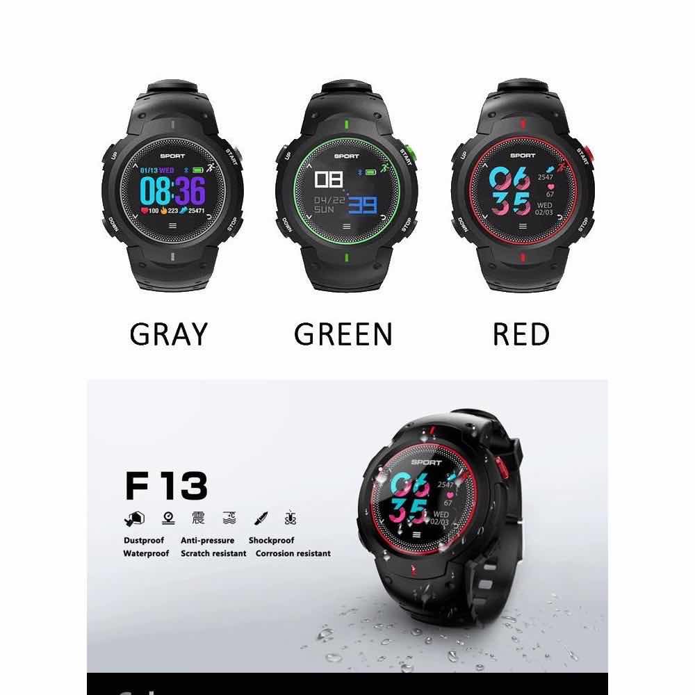 ภาพหน้าปกสินค้าSmart Watch F13 นับก้าว วัดความดัน นาฬิกาออกกำลังกาย กีฬา วิ่ง ปั่นจักรยาน ว่ายน้ำ วัดการเต้นหัวใจ sport จากร้าน marcus.th บน Shopee