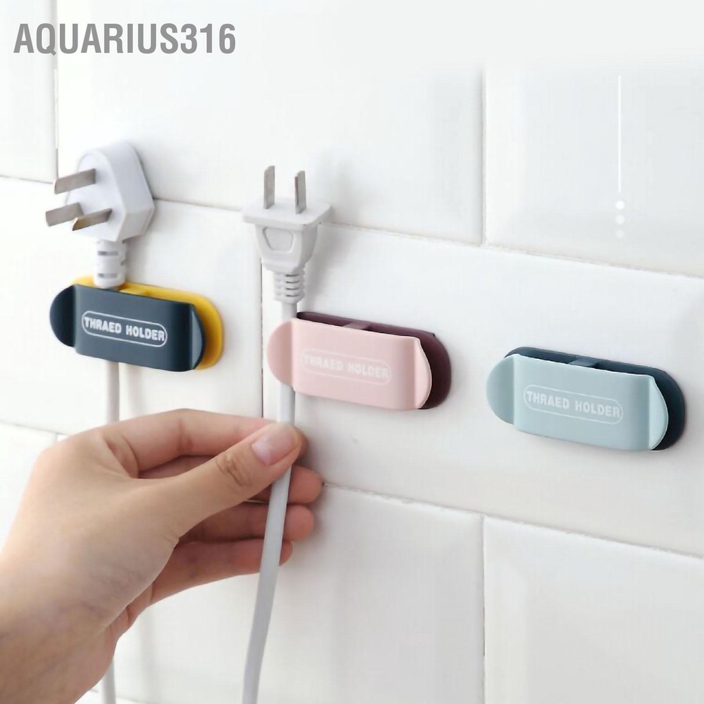 aquarius316-ที่วางปลั๊กไฟ-แบบติดผนัง-ไม่ต้องเจาะ-อเนกประสงค์-สําหรับห้องนั่งเล่น-ห้องครัว-ห้องนอน