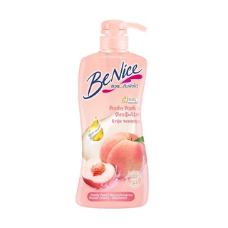 Benice Shea Butter &amp; Peachy Peach Shower Cream บีไนซ์ เชียร์ บัตเตอร์ &amp; พีชชี่ พีช ครีมอาบน้ำ 450 มล.