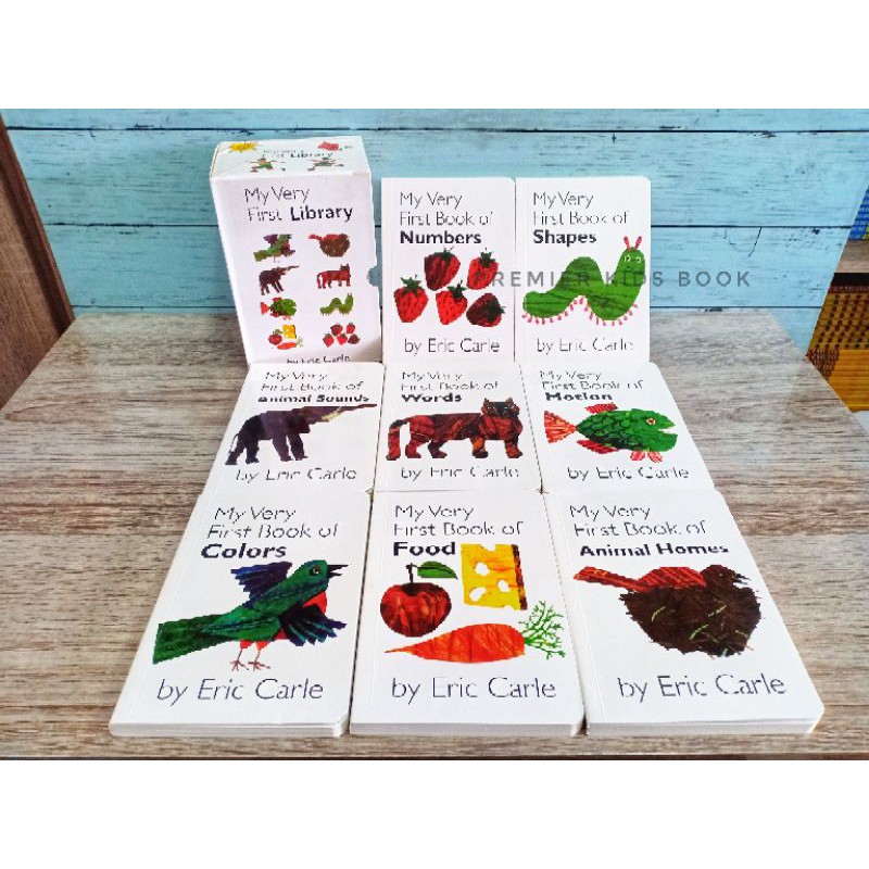 My Very First Library By Eric Carle Set 8 Books | Shopee Thailand