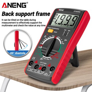 Aneng DT9205A ตัวเก็บประจุไดโอดไฟฟ้าดิจิทัล ความคมชัดสูง RMS AC DC multimeter other