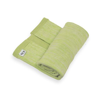 toTs - 190203 ผ้าห่มเด็กถัก-สีเขียว จาก toTs ผลิตจากคอตต้อน 100 % นุ่มไม่ระคายผิวทารก Knitted Blanket : Green