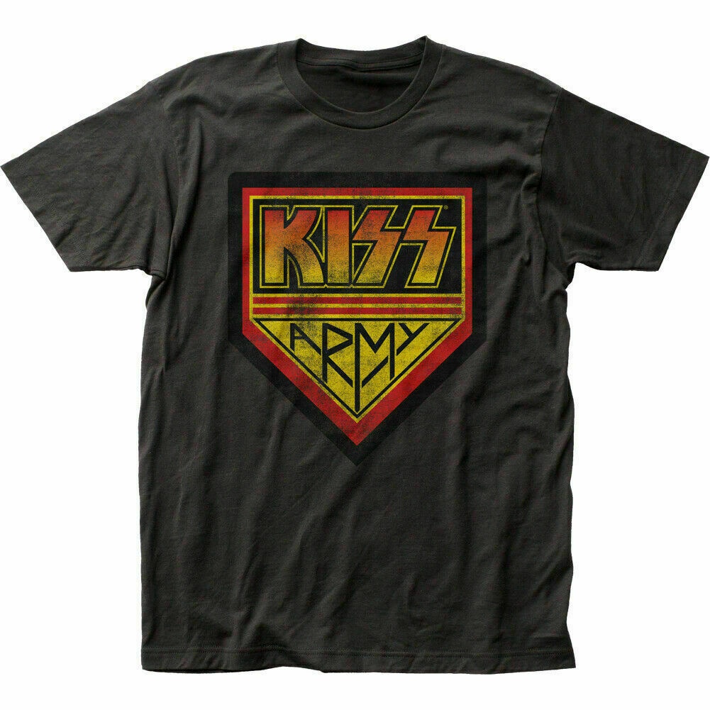 เสื้อยืด-พิมพ์ลาย-kiss-army-rock-n-roll-music-แฟชั่นยอดนิยม-สําหรับผู้ชาย