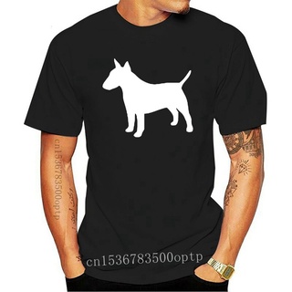 ขายดี!กระหน่ํา เสื้อยืด คอกลม พิมพ์ลาย Bull Terrier Silhouette คุณภาพสูง สําหรับผู้ชาย ONaalc81NNphcb54S-5XL