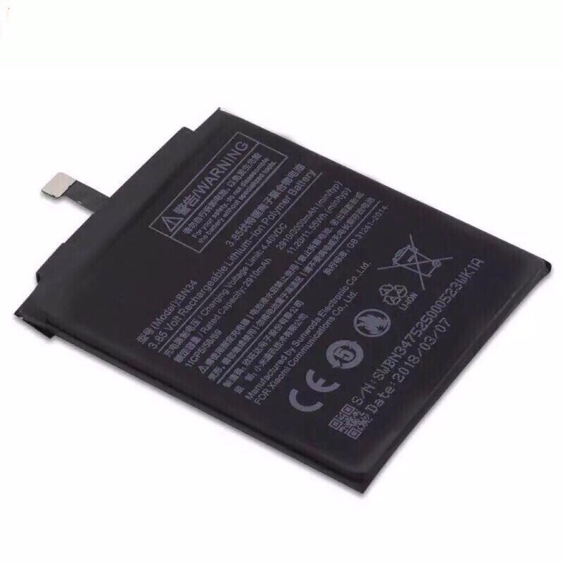 แบตmi Battery Xiaomi Redmi 5A/5/6/note4/note4x/note5/5plus/3pro/note7 ...