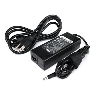 อะแดปเตอร์ สายชาร์จโน๊ตบุ๊ค DELL ADAPTER 19.5V/4.62A, DC Jack Size 4.5*3.0mm ของแท้ ทรงยาว