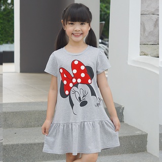 Disney Minnie Mouse Girl Dress - เดรสเด็กผู้หญิง มินนี่เมาส์ สินค้าลิขสิทธ์แท้100% characters studio