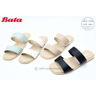 BATA รองเท้าแตะผู้หญิง รุ่น 561-x014 (สีดำ ขาว ฟ้า ครีม) ไซส์ 3-7 (36-40)