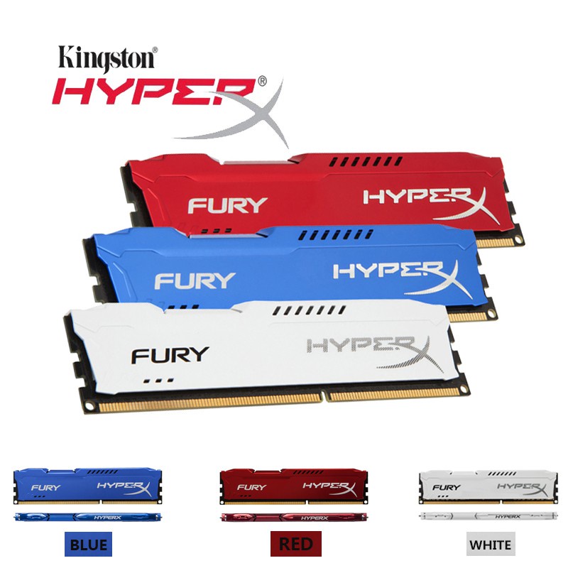 ภาพสินค้าKingston Hyperx Fury DDR3 RAM 4GB 8GB แรม 1600Mhz 1866Mhz DIMM 240Pin 1.5V หน่วยความจำเดสก์ท็อป จากร้าน xdmall.th บน Shopee ภาพที่ 2