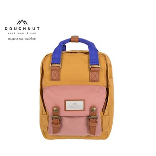 DOUGHNUT BAG : Macaroon Mini : Yellow Rose : ตัวกระเป๋าโดนัท กันน้ำได้ ผลิตจากผ้าไนลอน 420D Korea Heavy น้ำหนักเบา กระเป๋าเป้ (รหัสสินค้า 05561)