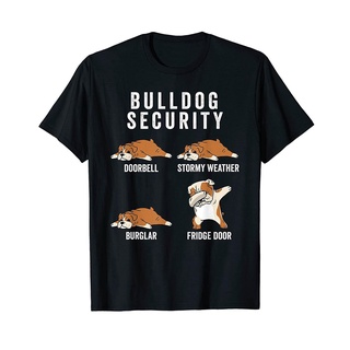 [COD]เสื้อยืด พิมพ์ลายการ์ตูนสุนัขบู็อก เพื่อความปลอดภัย สไตล์ฮาราจูกุ