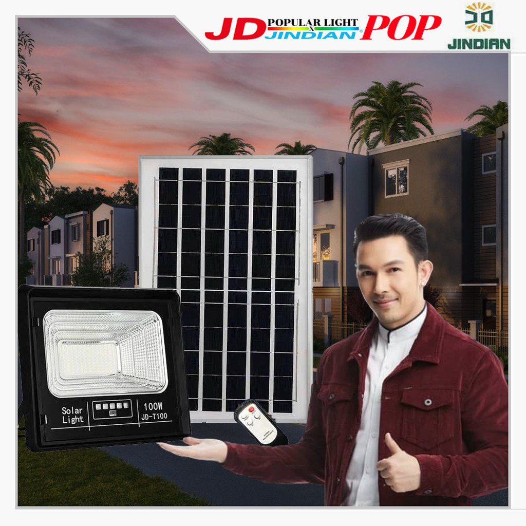 [JD-POP] JD รุ่นพี่อั้ม สปอตไลท์โซล่าเซลล์ รุ่นJD-POP 30W 50W 100W 200W ...