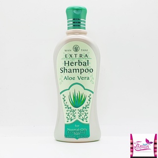 *🔥โปรค่าส่ง25บาท🔥Wanthai extra herbal shampoo aloe vera 300 ml.ว่านไทย แชมพูสมุนไพรเอ็กซ์ตร้า สูตรสำหรับผมธรรมดา-มัน