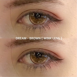 บิ๊กอายตาโต Dream brown มีขอบชัด ลายฮิต