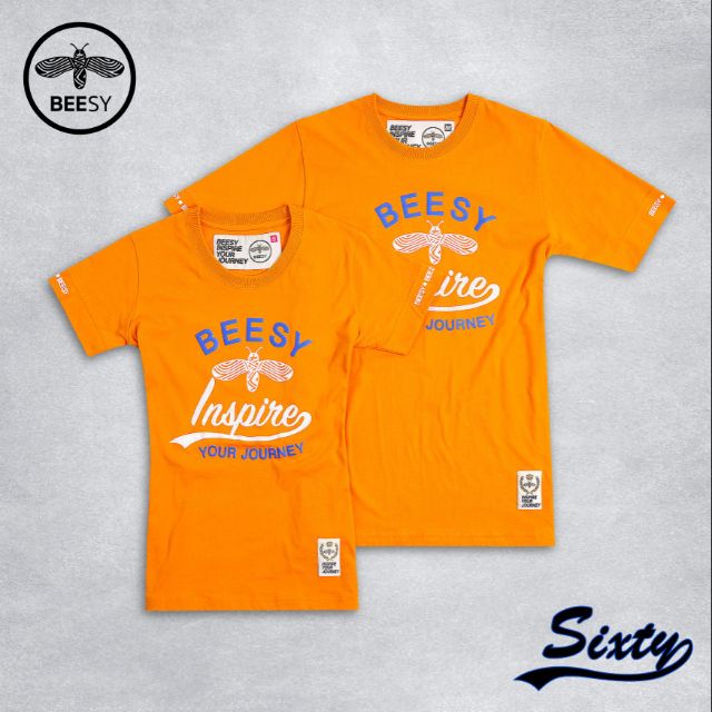 beesy-เสื้อยืด-รุ่น-sixty-สีเหลือง