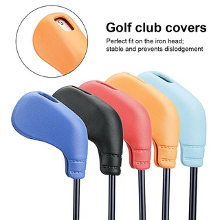 ภาพขนาดย่อของภาพหน้าปกสินค้าGolf Club Cover TPE Putter Iron Driver Headcovers Portable Replaceable Protector Guard Sleeve Accessories for จากร้าน 2fire.th บน Shopee