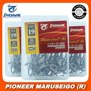 สินค้า PIONEER MARUSEIGO เบ็ดกล่อง มารูเซโกะ เบ็ดกล่อง ตูดห่วง ทรงบิด