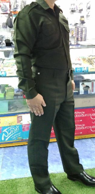 ภาพหน้าปกสินค้าชุดอ่อนกากีแกมเขียวแบบสำเร็จรูป อผศ. จากร้าน kasem.shop บน Shopee