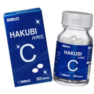 HAKUBI อนุพันธ์วิตามินซี 60 เม็ด / C Tablet - 60 Tablets